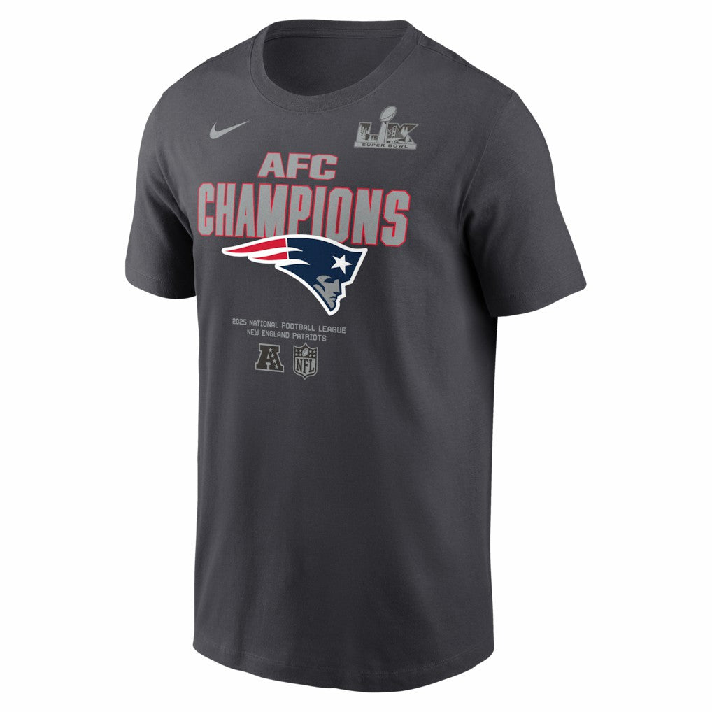 New England Patriots 2025 AFC Champions Roster T-Shirt | NFL Discount