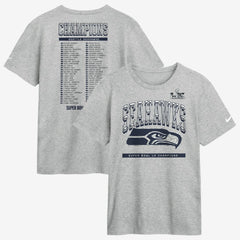 Seattle Seahawks Super Bowl LX Champions Ice Classic Roster T-Shirt | NFL Near me
