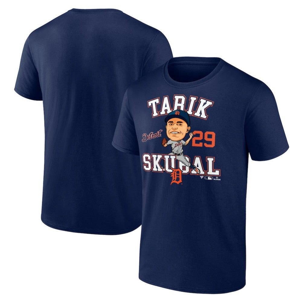 Tarik Skubal Detroit Tigers Fanatics Hometown Caricature Player T-Shirt - MLB T-shirts