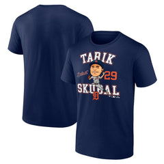 Tarik Skubal Detroit Tigers Fanatics Hometown Caricature Player T-Shirt - MLB T-shirts