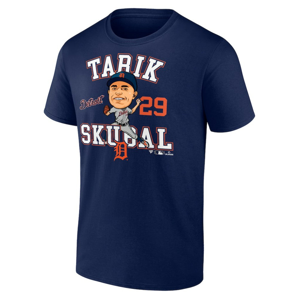 Tarik Skubal Detroit Tigers Fanatics Hometown Caricature Player T-Shirt - MLB T-shirts