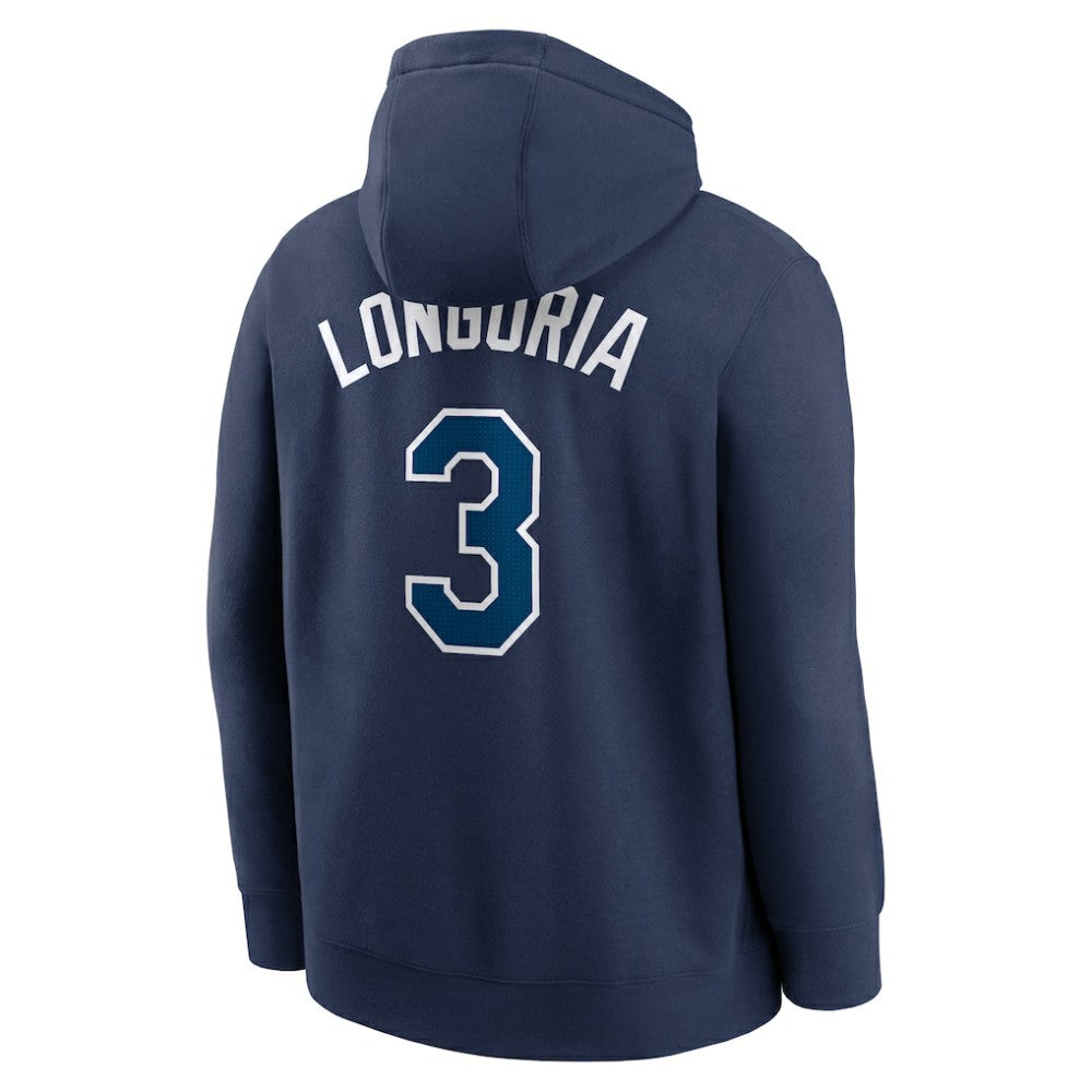Evan Longoria Tampa Bay Rays Nike Player Name & Number Club Pullover Hoodie - MLB Hoodies