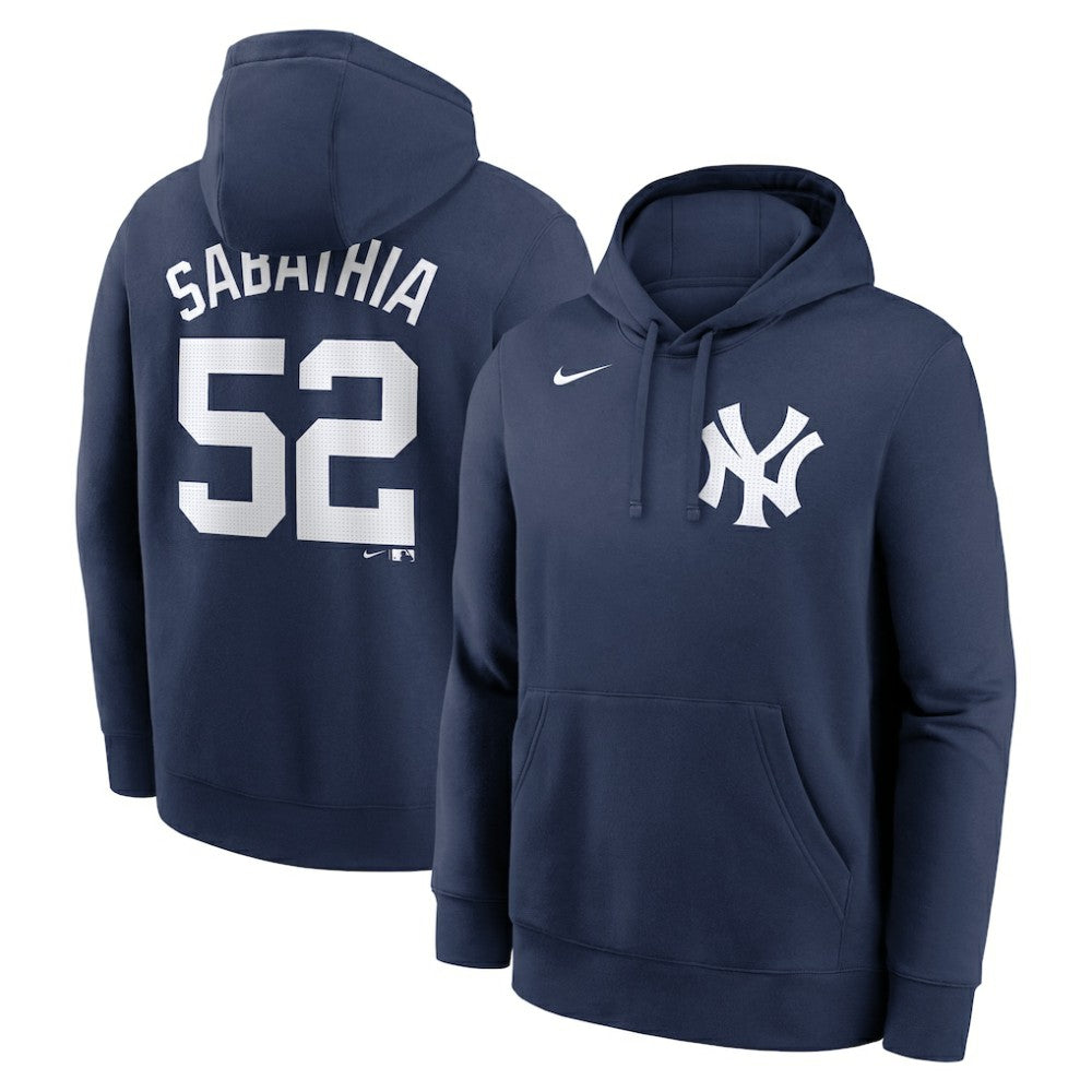 CC Sabathia New York Yankees Nike Retired Player Name & Number Club Pullover Hoodie - MLB Hoodies
