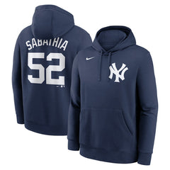 CC Sabathia New York Yankees Nike Retired Player Name & Number Club Pullover Hoodie - MLB Hoodies
