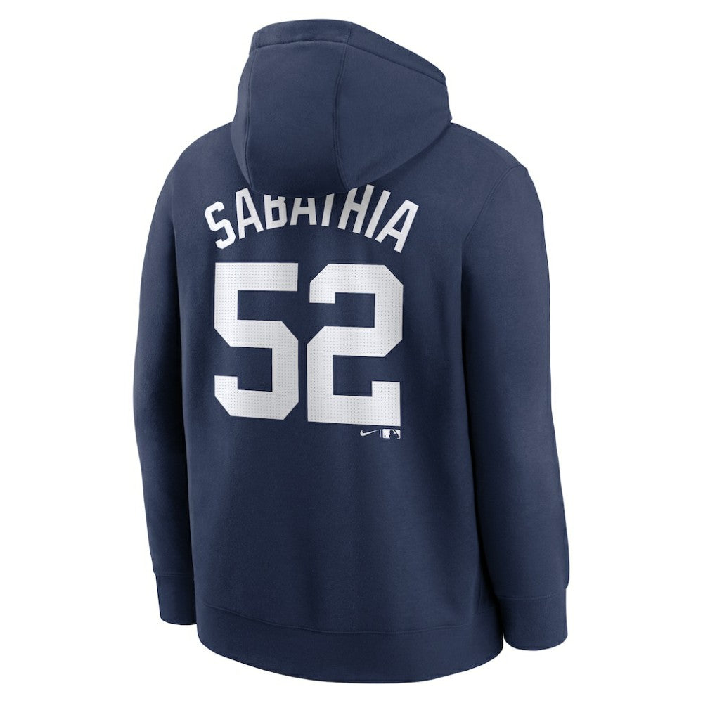 CC Sabathia New York Yankees Nike Retired Player Name & Number Club Pullover Hoodie - MLB Hoodies