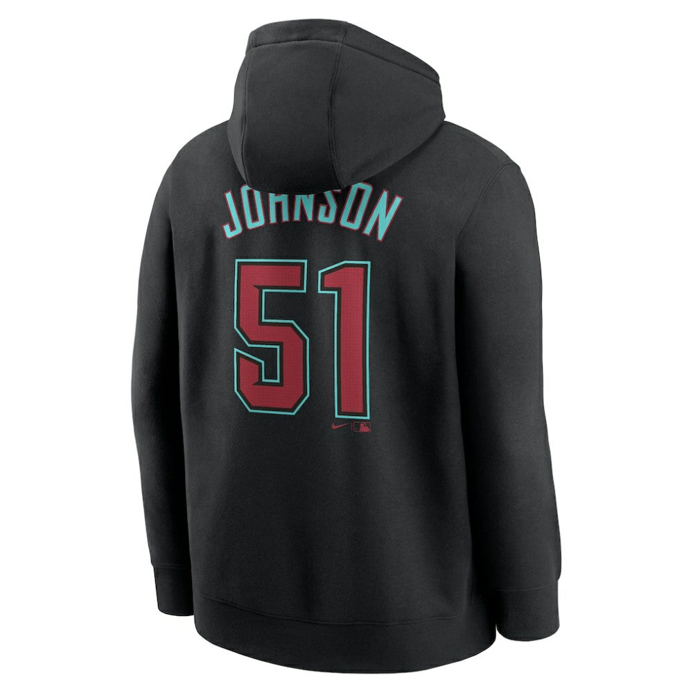 Randy Johnson Arizona Diamondbacks Nike Player Name & Number Club Pullover Hoodie - MLB Hoodies
