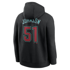 Randy Johnson Arizona Diamondbacks Nike Player Name & Number Club Pullover Hoodie - MLB Hoodies