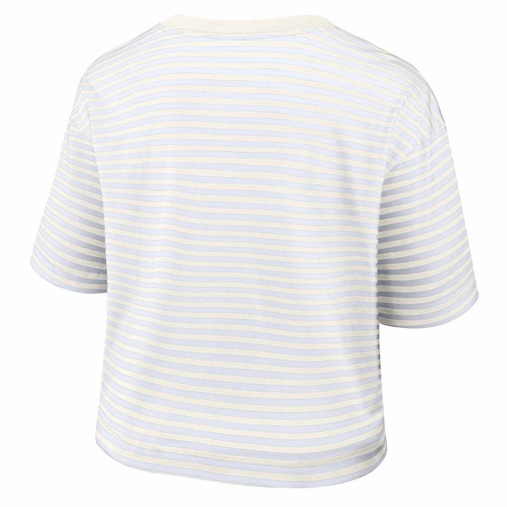 Kansas City Chiefs Women's Striped Cropped T-Shirt | NFL US