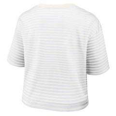 Kansas City Chiefs Women's Striped Cropped T-Shirt | NFL US