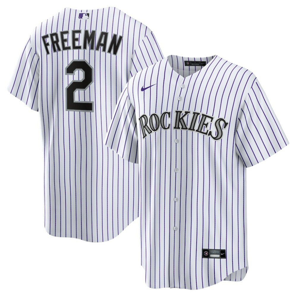 Tyler Freeman Colorado Rockies Nike Home Replica Jersey - MLB Jerseys