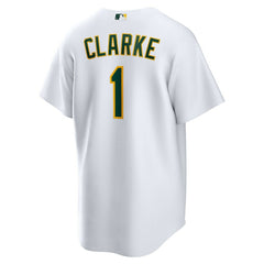Denzel Clarke Athletics Nike Home Replica Jersey - MLB Jerseys