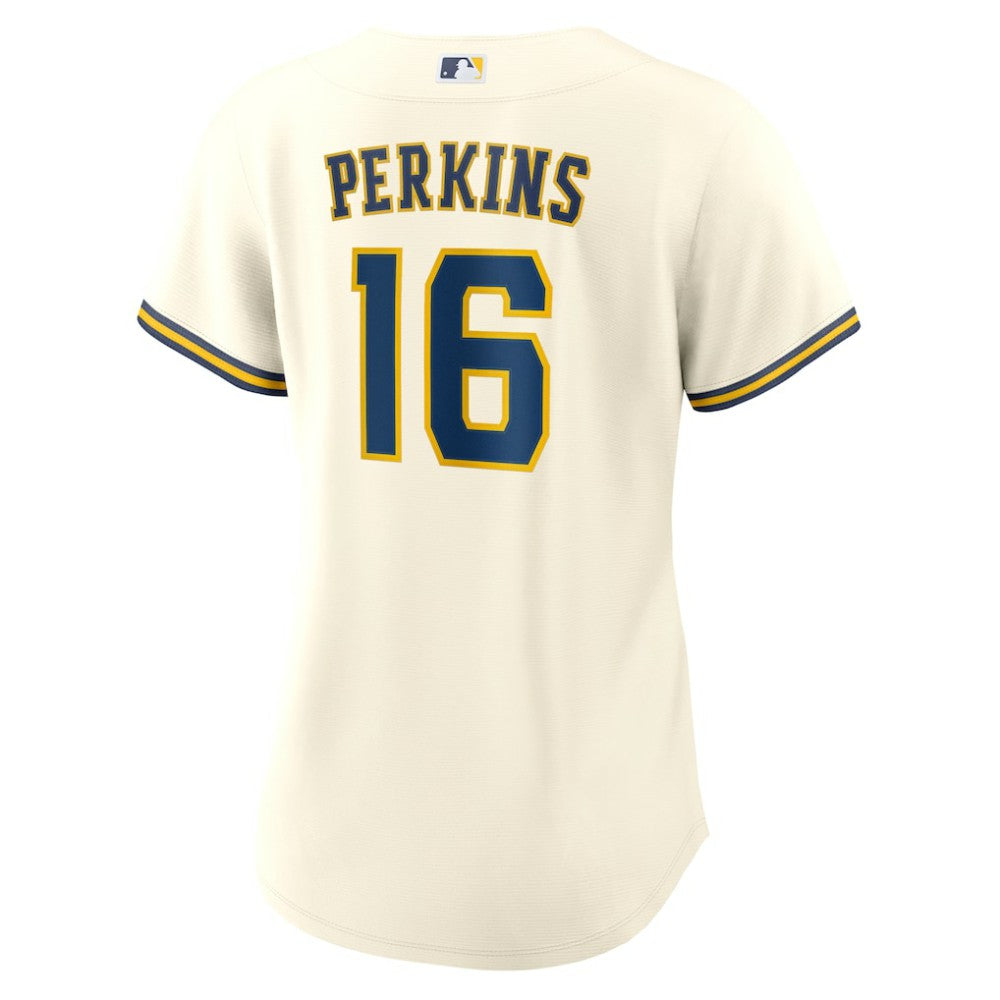 Blake Perkins Milwaukee Brewers Nike Women's Home Replica Jersey - MLB Jerseys