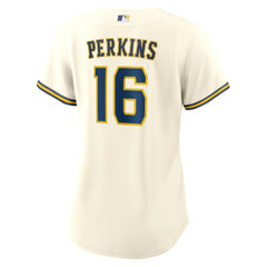 Blake Perkins Milwaukee Brewers Nike Women's Home Replica Jersey - MLB Jerseys