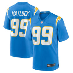 Los Angeles Chargers Scott Matlock  Team Game Jersey | NFL Discount