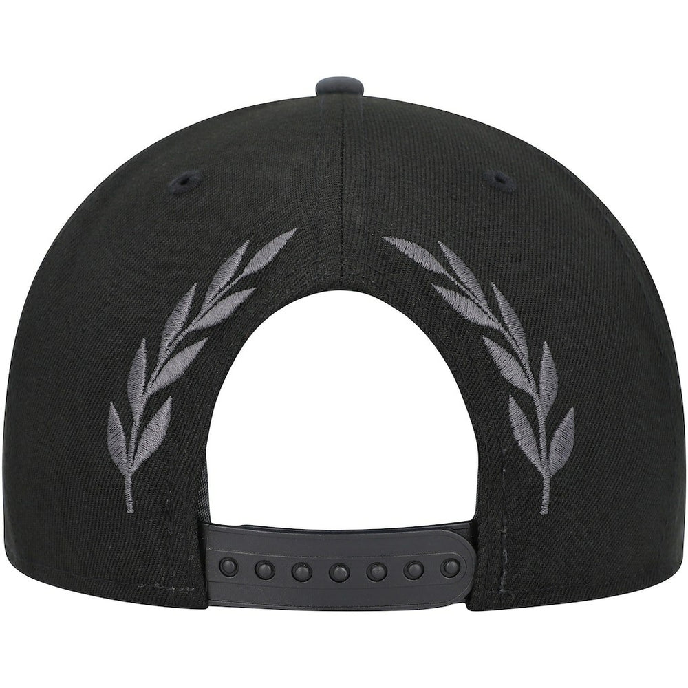 Black Brooklyn Nets Back Laurels 9FIFTY Snapback Hat | NBA