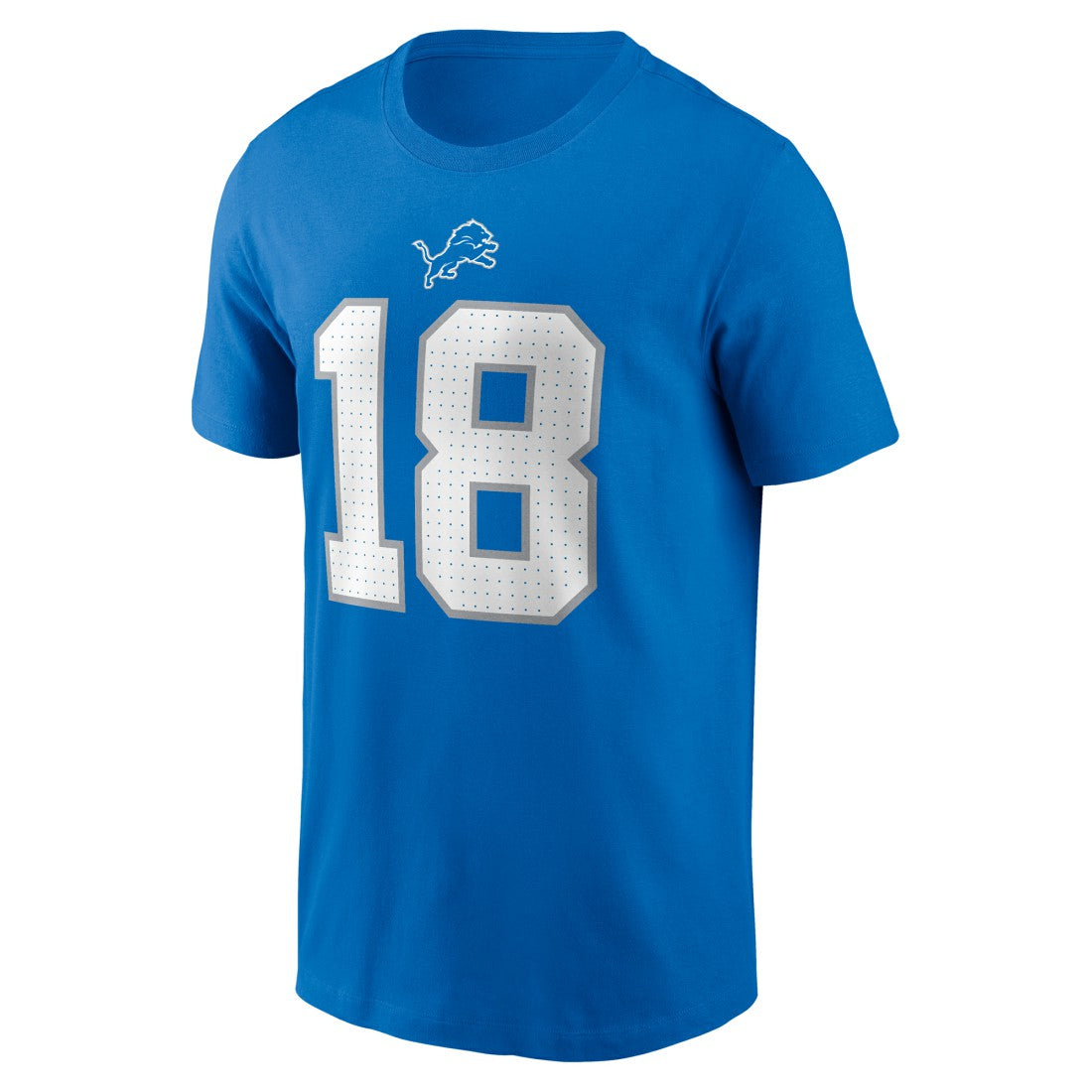 Detroit Lions Isaac TeSlaa  Name & Number T-Shirt | NFL Discount