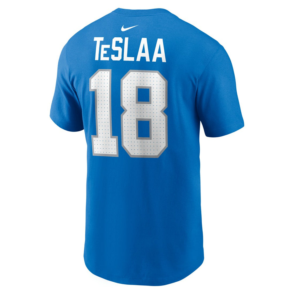 Detroit Lions Isaac TeSlaa  Name & Number T-Shirt | NFL Discount