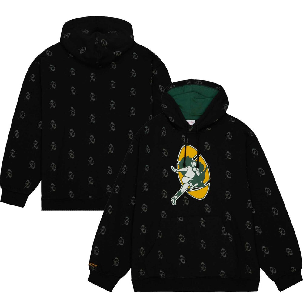 Green Bay Packers Allover Print Fleece Pullover Hoodie | NFL US