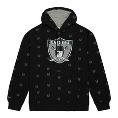 Las Vegas Raiders Allover Print Fleece Pullover Hoodie | NFL Outlet