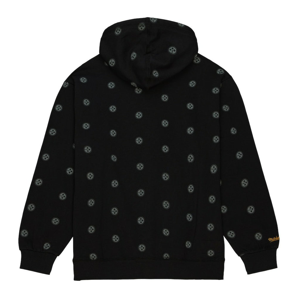 Pittsburgh Steelers Allover Print Fleece Pullover Hoodie | NFL Hot