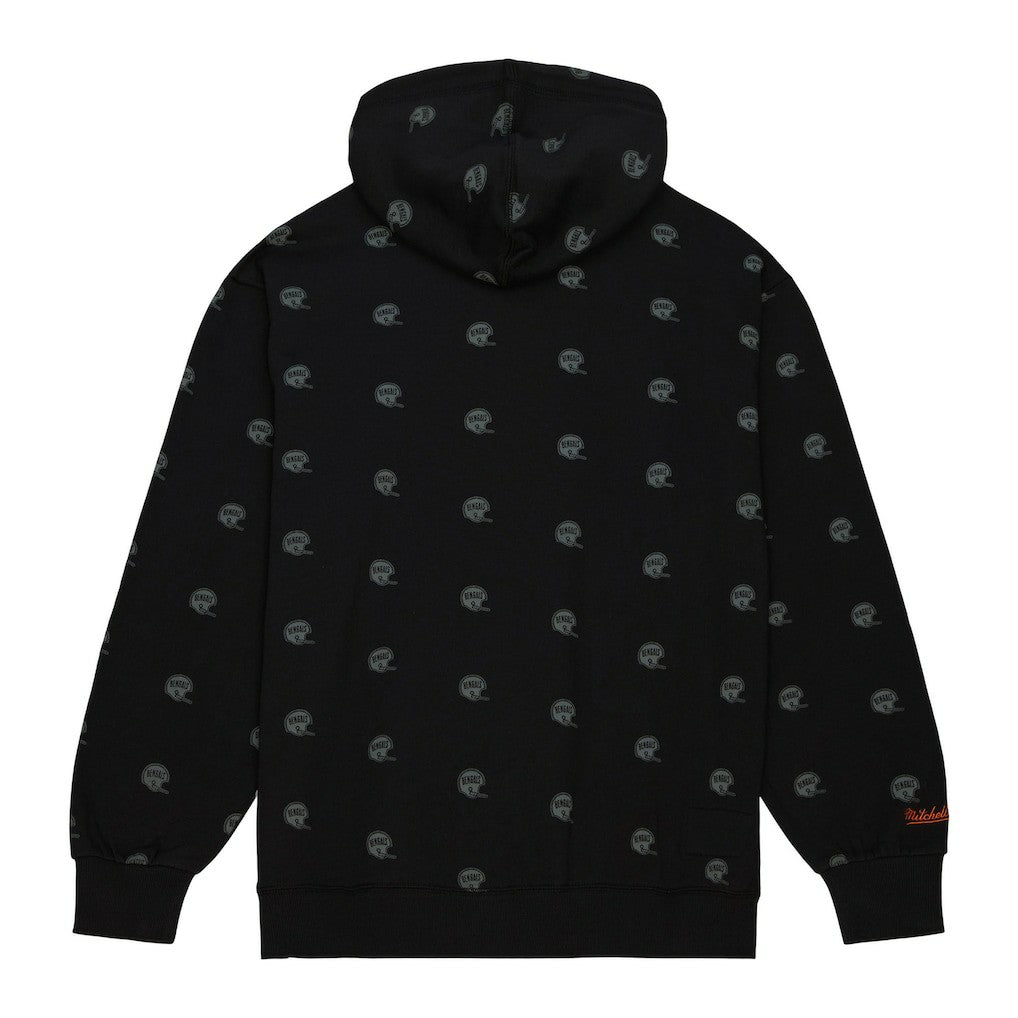 Cincinnati Bengals Allover Print Fleece Pullover Hoodie | NFL New