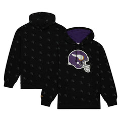 Minnesota Vikings Allover Print Fleece Pullover Hoodie | NFL Near me