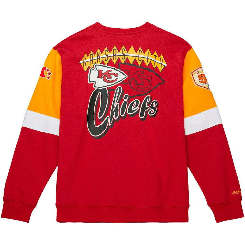 Kansas City Chiefs Gridiron Classics Allover 3.0 Pullover Sweatshirt | NFL Sale