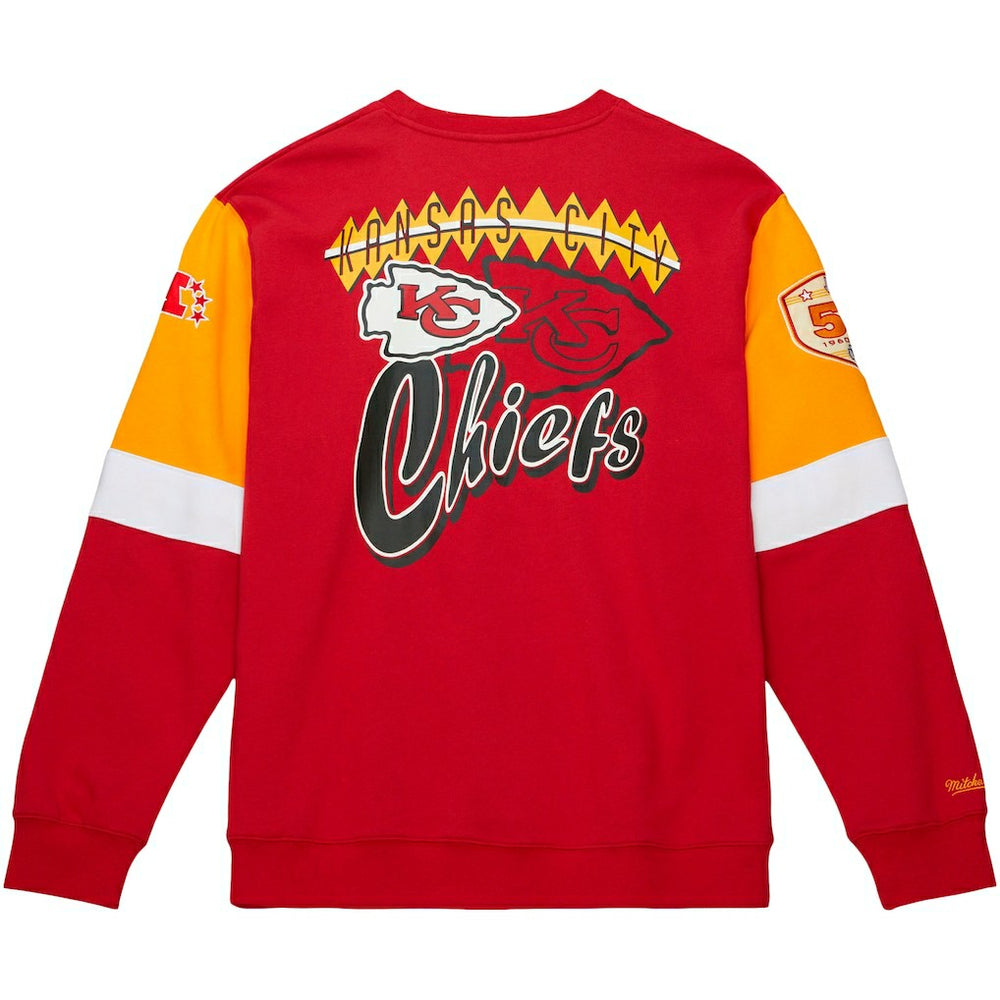 Kansas City Chiefs Gridiron Classics Allover 3.0 Pullover Sweatshirt | NFL Sale