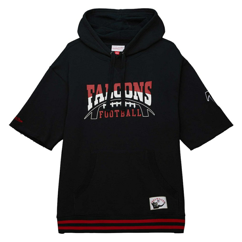 Atlanta Falcons Pre-Game Short Sleeve Pullover Hoodie | NFL Outlet