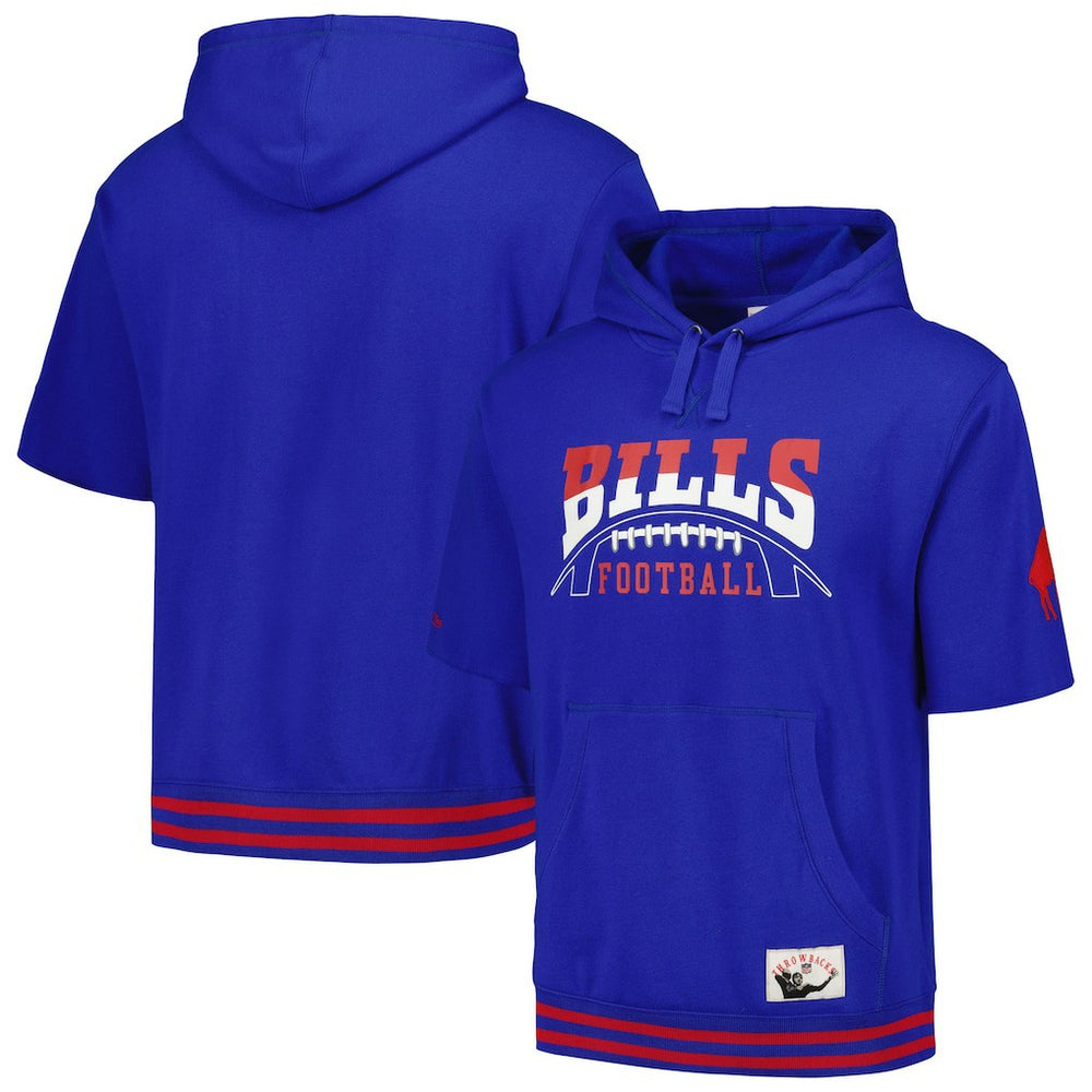 Buffalo Bills Pre-Game Short Sleeve Pullover Hoodie | NFL New