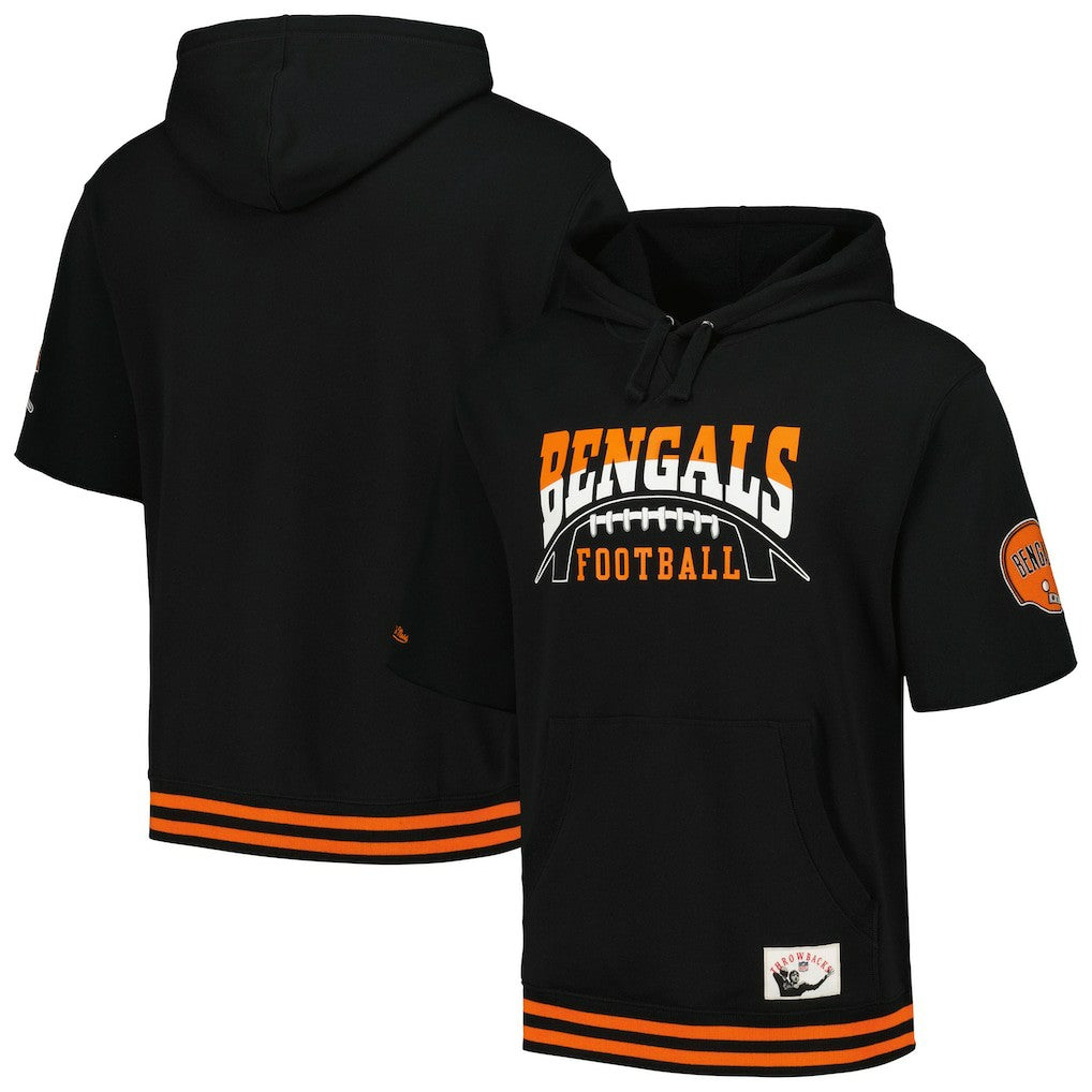 Cincinnati Bengals Pre-Game Short Sleeve Pullover Hoodie | NFL Sale