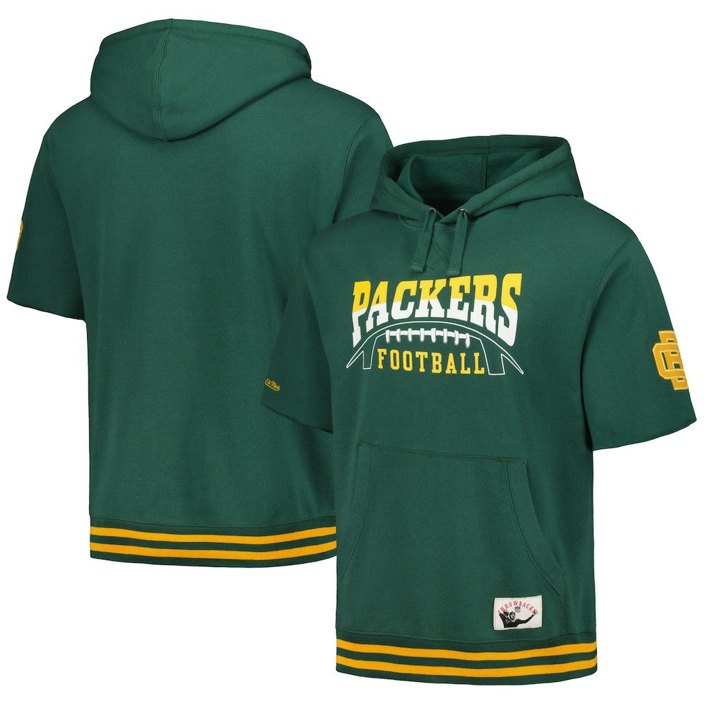 Green Bay Packers Pre-Game Short Sleeve Pullover Hoodie | NFL Sale