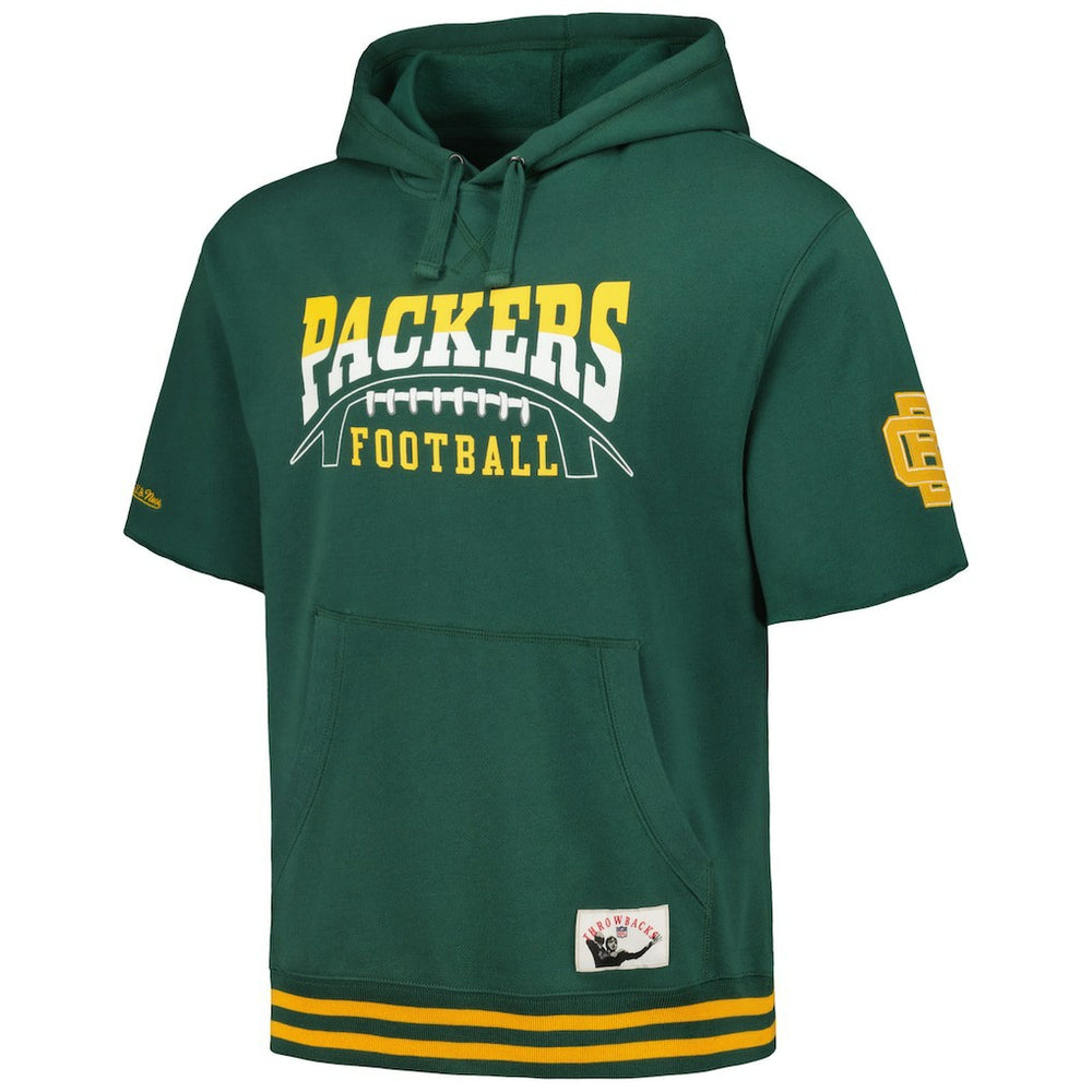 Green Bay Packers Pre-Game Short Sleeve Pullover Hoodie | NFL Sale