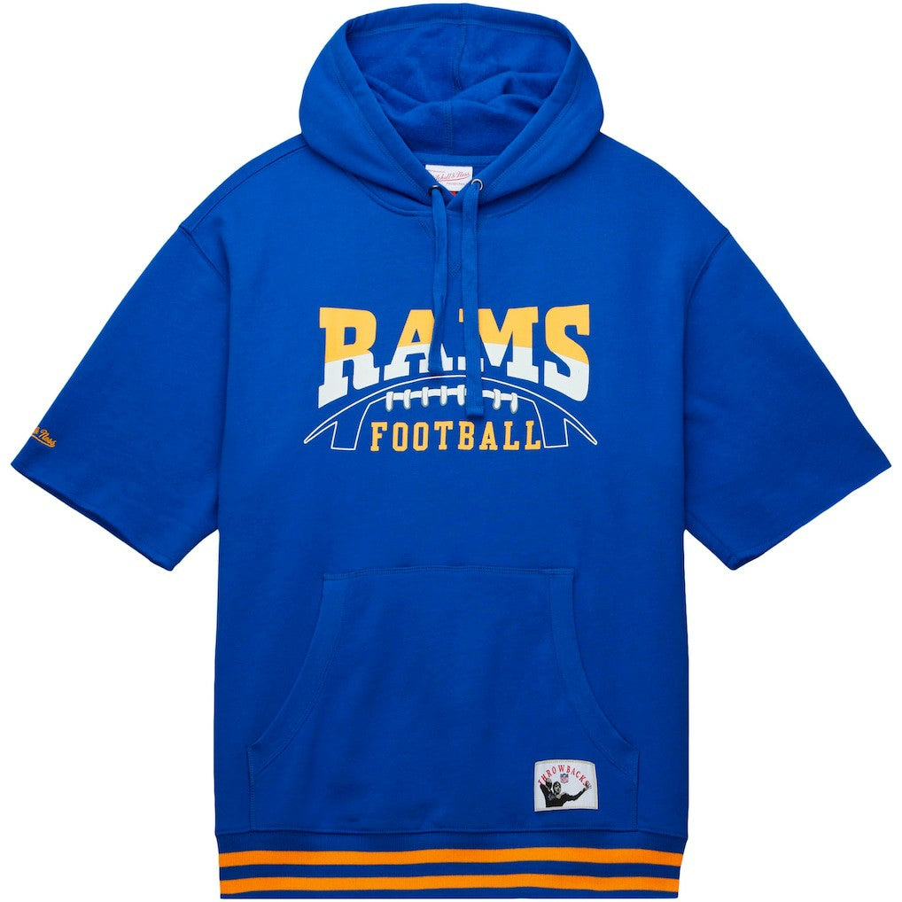 Los Angeles Rams Pre-Game Short Sleeve Pullover Hoodie | NFL Sale