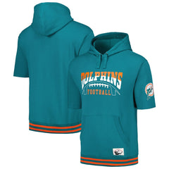 Miami Dolphins Pre-Game Short Sleeve Pullover Hoodie | NFL US