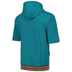 Miami Dolphins Pre-Game Short Sleeve Pullover Hoodie | NFL US