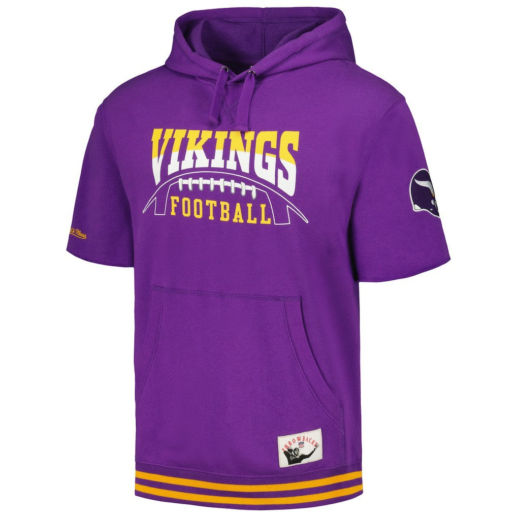 Minnesota Vikings Pre-Game Short Sleeve Pullover Hoodie | NFL Near me