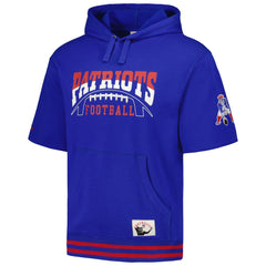 New England Patriots Pre-Game Short Sleeve Pullover Hoodie | NFL Discount