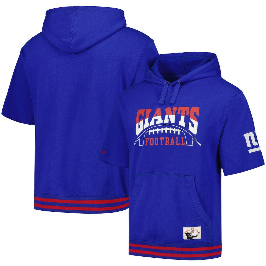 New York Giants Pre-Game Short Sleeve Pullover Hoodie | NFL US