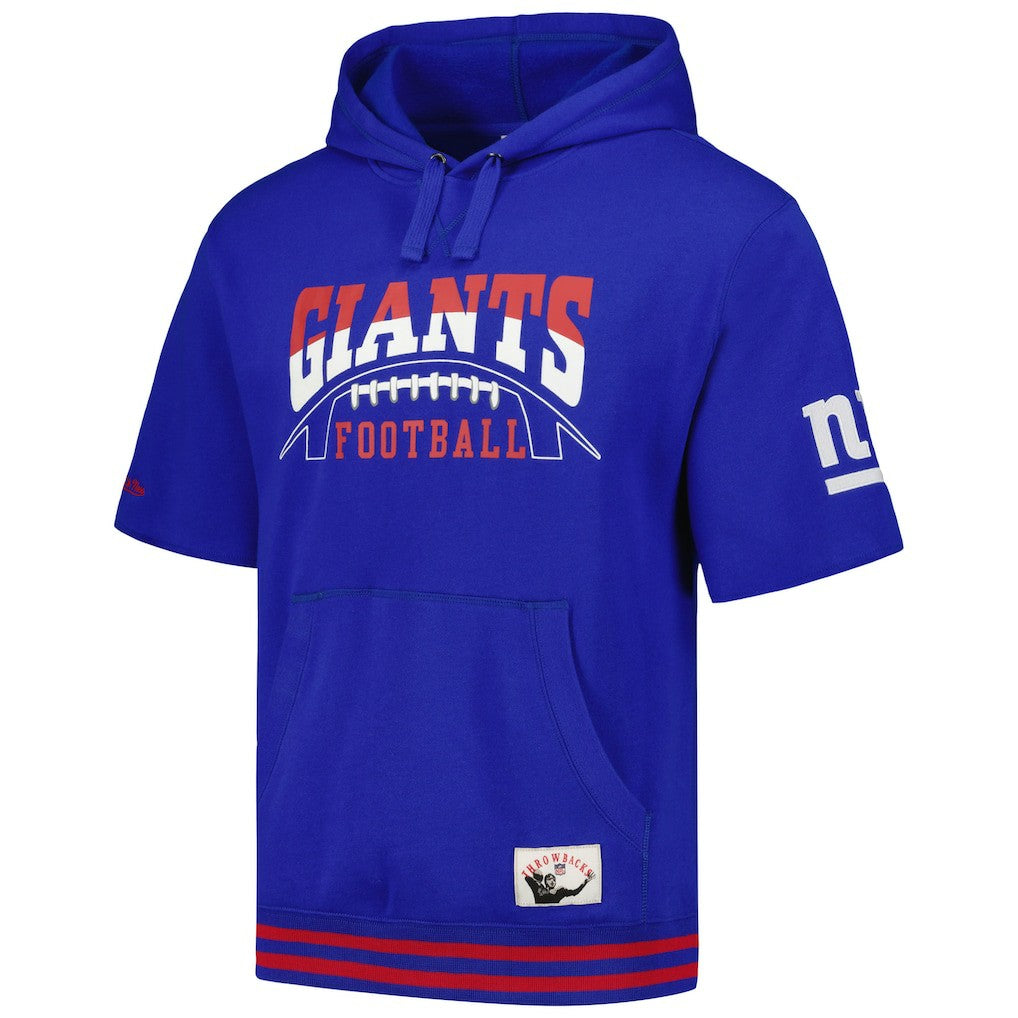 New York Giants Pre-Game Short Sleeve Pullover Hoodie | NFL US