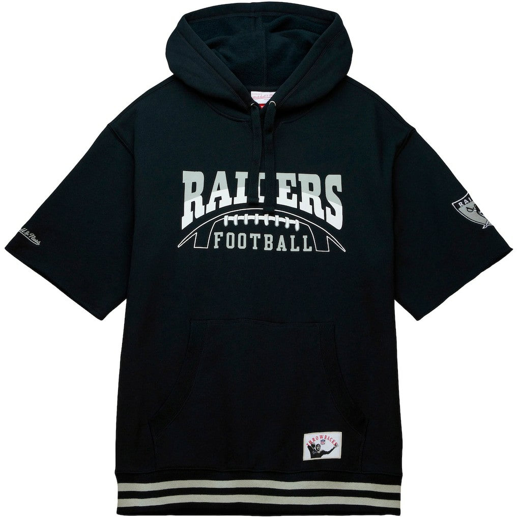 Las Vegas Raiders Pre-Game Short Sleeve Pullover Hoodie | NFL Outlet