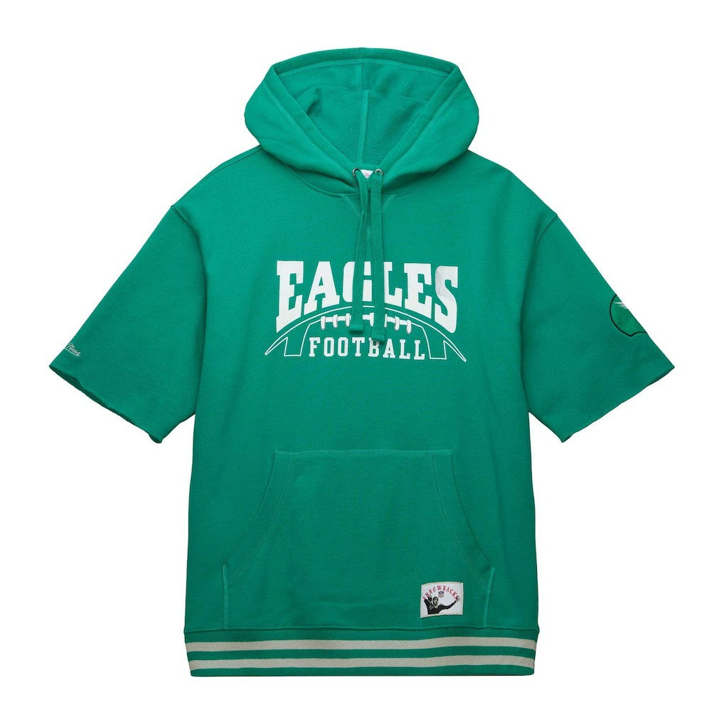 Philadelphia Eagles Pre-Game Short Sleeve Pullover Hoodie | NFL Outlet