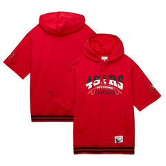 San Francisco 49ers Pre-Game Short Sleeve Pullover Hoodie | NFL Online