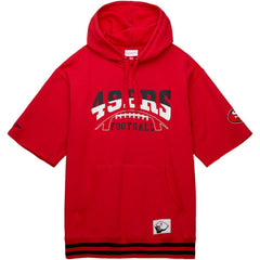 San Francisco 49ers Pre-Game Short Sleeve Pullover Hoodie | NFL Online