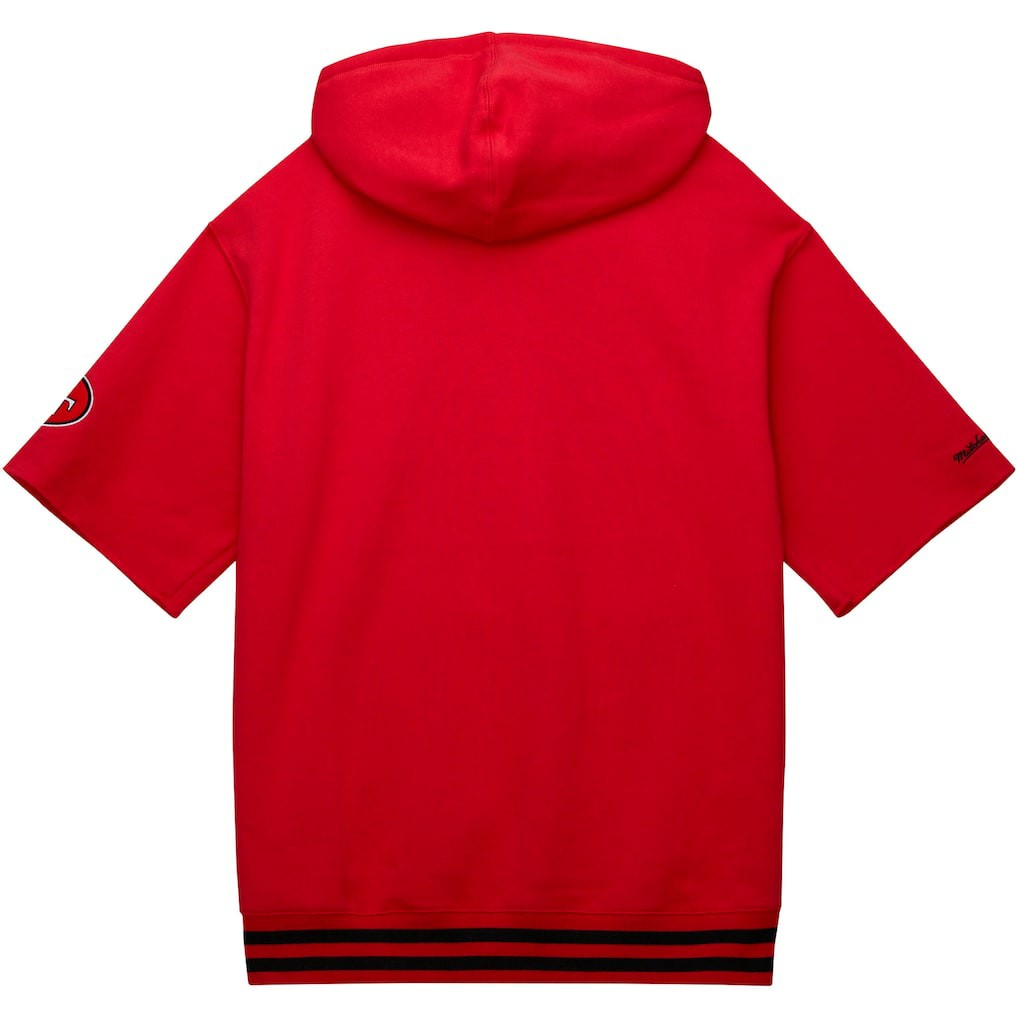 San Francisco 49ers Pre-Game Short Sleeve Pullover Hoodie | NFL Online