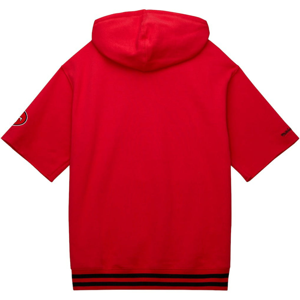 San Francisco 49ers Pre-Game Short Sleeve Pullover Hoodie | NFL Online