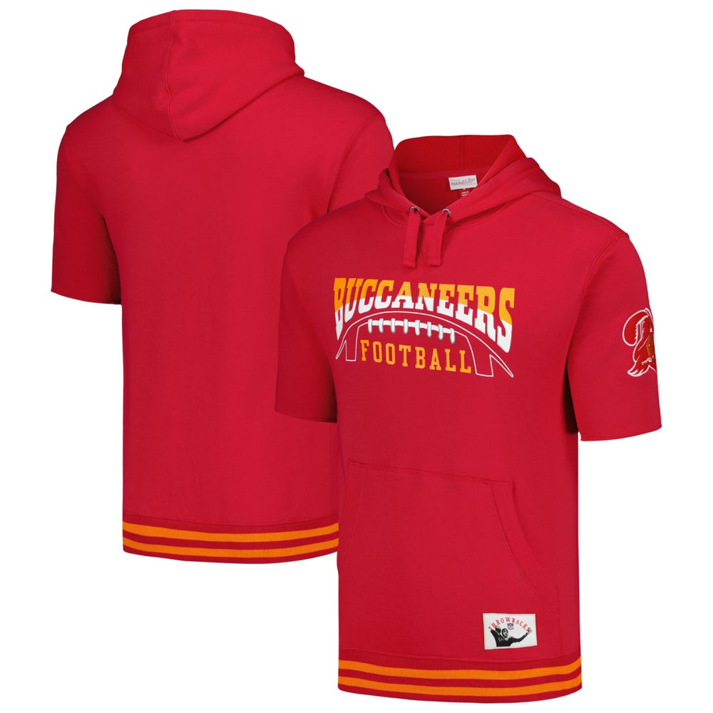 Tampa Bay Buccaneers Pre-Game Short Sleeve Pullover Hoodie | NFL Outlet