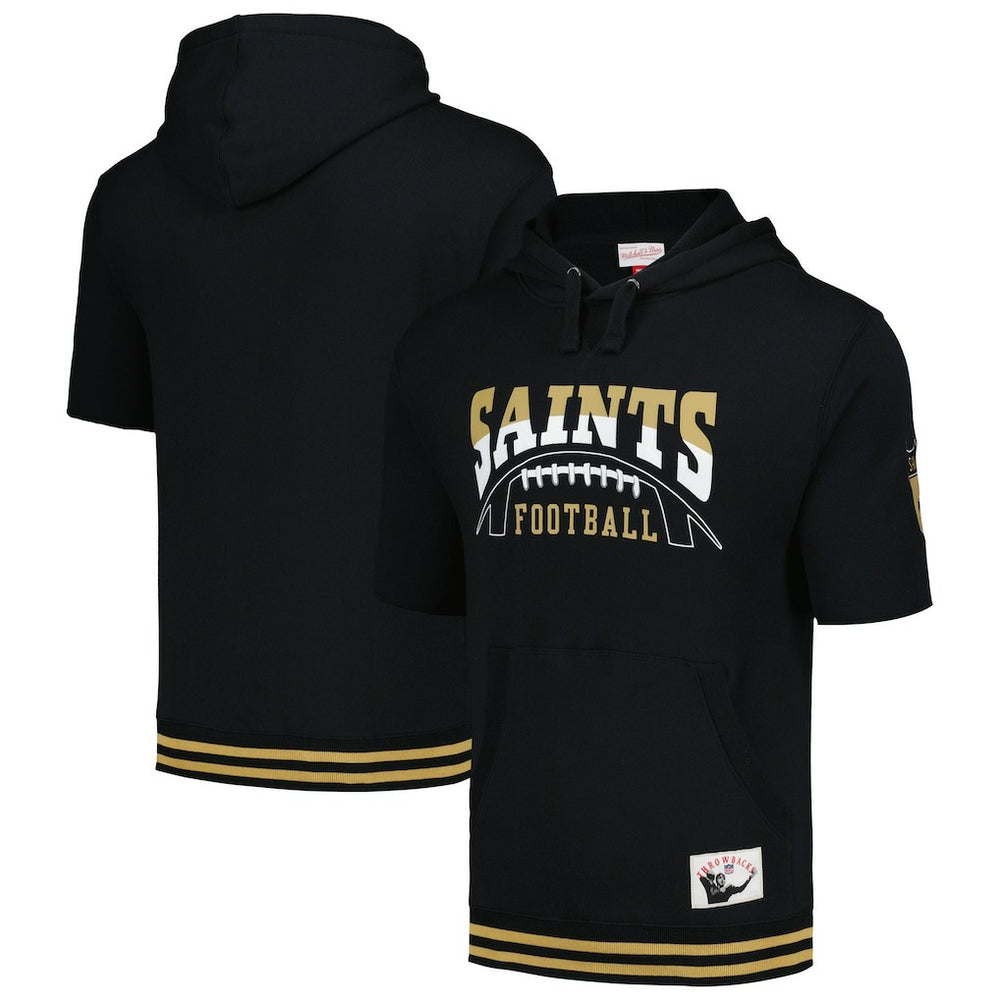 New Orleans Saints Pre-Game Short Sleeve Pullover Hoodie | NFL US