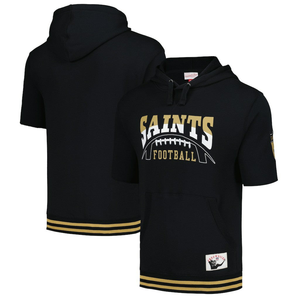 New Orleans Saints Pre-Game Short Sleeve Pullover Hoodie | NFL US