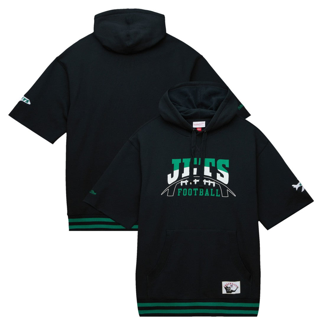 New York Jets Pre-Game Short Sleeve Pullover Hoodie | NFL Hot